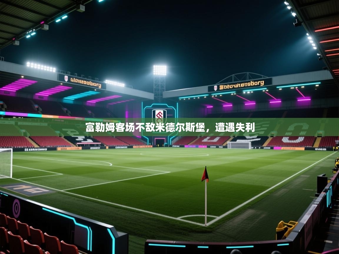 富勒姆客场不敌米德尔斯堡，遭遇失利